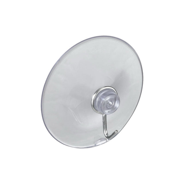 National Hardware V2524 Series N259-952 Suction Cup, Steel Hook, PVC Base, Clear Base, 2 lb Working Load, Pack of 5