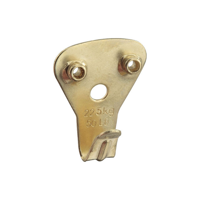 National Hardware V2532 Series N260-083 Premium Hanger, 50 lb, Steel, Brass