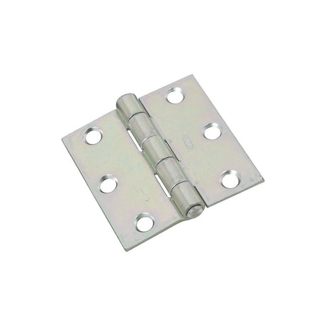 National Hardware N261-636 Utility Hinge, 2-1/2 in W Frame Leaf, 0.09 in Thick Frame Leaf, Cold Rolled Steel, Zinc