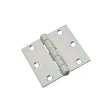 National Hardware N261-644 Utility Hinge, 3 in W Frame Leaf, 0.08 in Thick Frame Leaf, Steel, Zinc, Riveted Pin, 50 lb