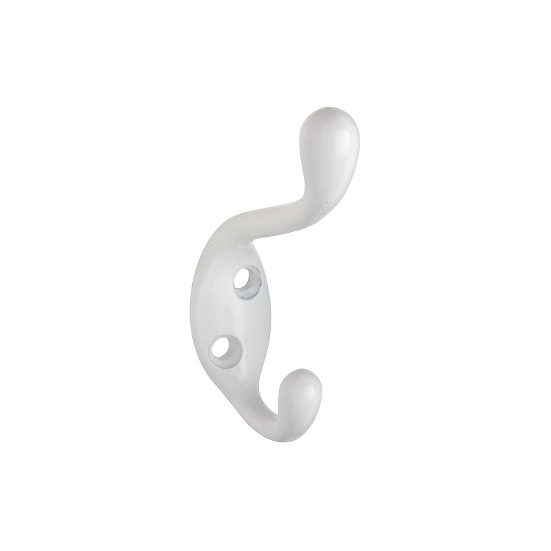 National Hardware V166 N266-049 Coat and Hat Hook, 75 lb, Zinc