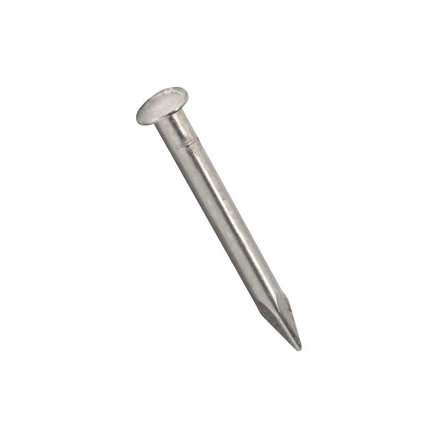 National Hardware N278-028 Linoleum Nail, 5/8 in L, Steel, Nickel, Pack of 5