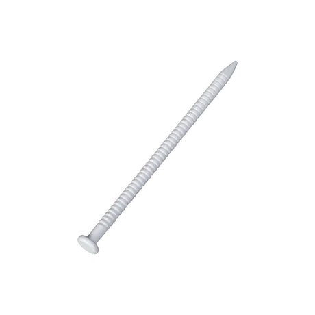 National Hardware N279-505 Panel Nail, 1-5/8 in L, Steel, White, 1 PK