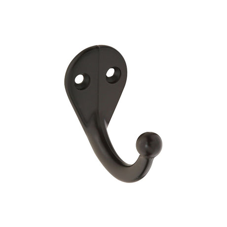 National Hardware V162 N330-795 Cloth Hook, 35 lb, 1-Hook, Zinc, Oil-Rubbed Bronze, 2/PK