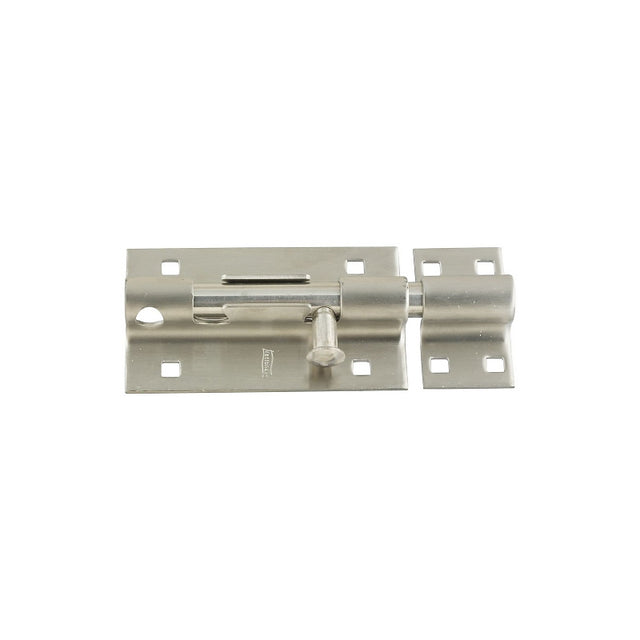 National Hardware N342-477 Barrel Bolt, 5 in L Bolt, Stainless Steel