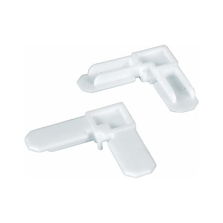 Make-2-Fit PL 7726 Square Cut Screen Frame Corner, Plastic, White, For: Square-Cut Ends of 7/16 Aluminum Screen Frame