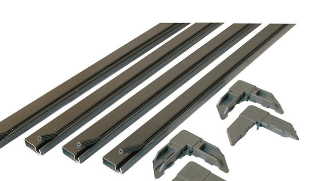 Make-2-Fit PL 7809 Screen Frame Kit, Includes: Frame, Spline, (4) Square-Cut Plastic Corners, Aluminum