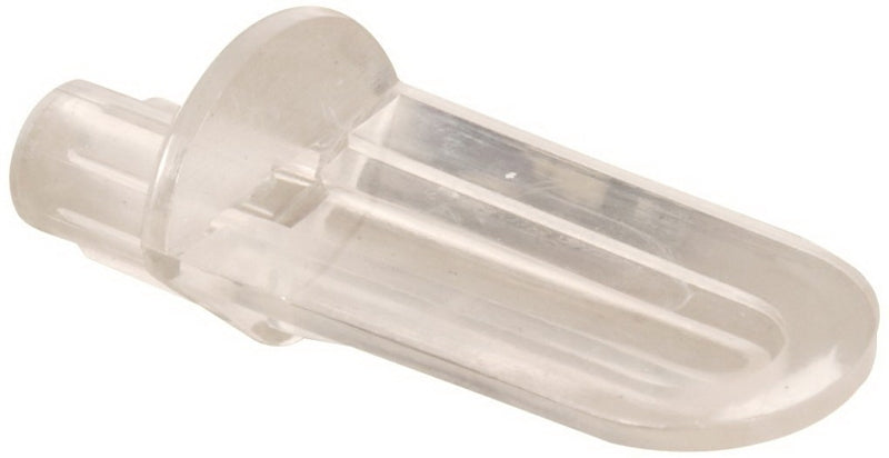 Prime-Line U 9256 Shelf Support Peg 5 lb, Plastic, Clear, Wall Mounting, 12/PK