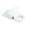 Prime-Line U9850 Patio Door Lock, Aluminum, White, 3/16, 1/8, 1/4 in Thick Door