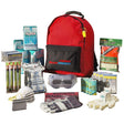 Ready America 70380 Emergency Kit, Includes: (4) 2400 Calorie Food Bars, (4) 1 L Boxes of Water, (4) Emergency Ponchosm