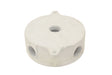 Teddico/Bwf RB-5WV Outlet Box, 16.5 cu-in, 5-1/2 in, 5-Knockout, Metal, White, Powder-Coated
