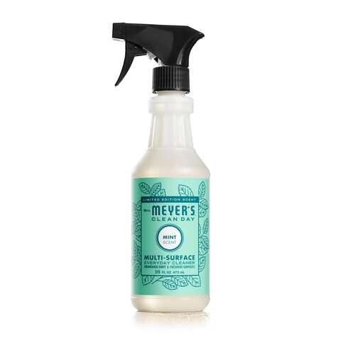 Mrs. Meyer's Clean Day Mint Scent Organic Multi-Surface Cleaner Liquid 16 oz, Pack of 6