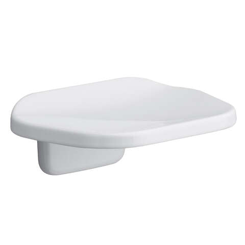 OakBrook Bright White Die Cast Zinc Soap Dish