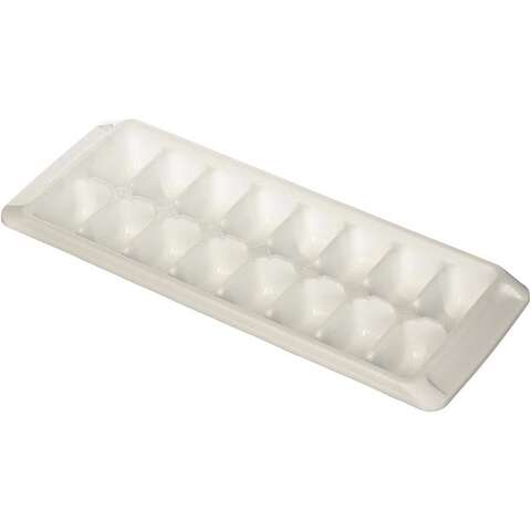 Rubbermaid White Plastic Ice Cube Tray