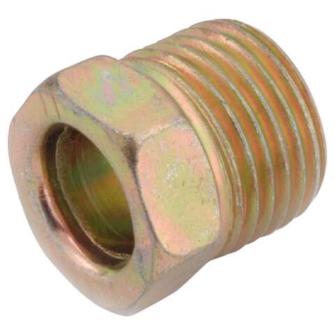 Anderson Metals 1/4 in. Female Flare in. Brass Inverted Flare Nut, Pack of 5