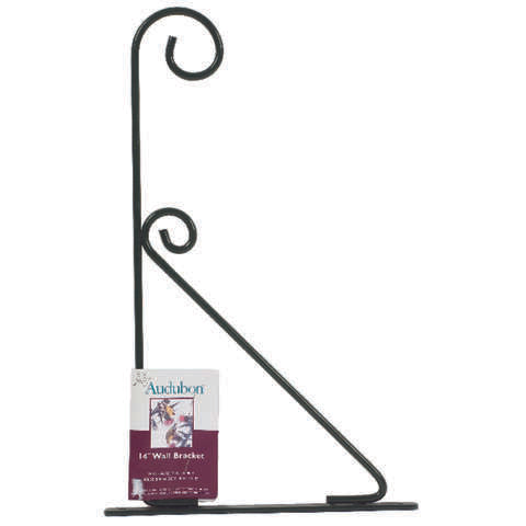 Audubon Green Steel 9.5 in. H Decorative Plant Bracket 1 pk