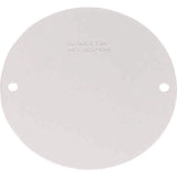 Sigma Engineered Solutions Round Stamped Steel 4.13 in. H X 4.13 in. W Flat Box Cover