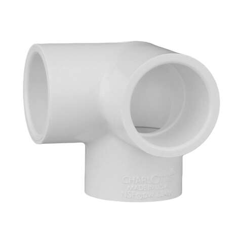 Charlotte Pipe Schedule 40 1/2 in. Slip X 1/2 in. D Slip PVC Side Outlet Elbow 1 pk