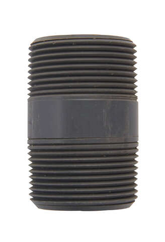 B&K Schedule 80 1-1/4 in. MIP X 1-1/4 in. D MIP PVC 2-1/2 in. Nipple 1 pk