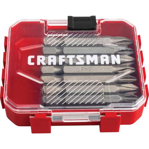 Craftsman Phillips #2 in. X 2 in. L Drill and Driver Bit Set High Speed Steel 15 pc