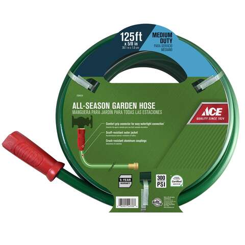 Ace 5/8 in. D X 125 ft. L Medium Duty Garden Hose, Pack of 2