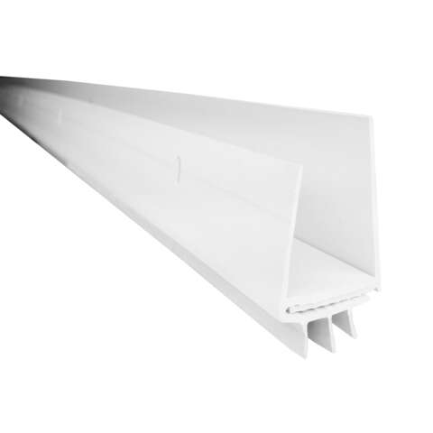 M-D White Vinyl Door Sweep For Doors 3 ft. L X 3/4 in.