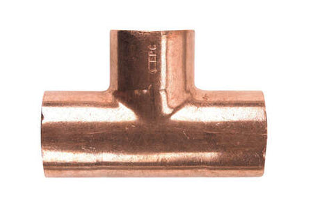 NIBCO 1-1/4 in. Sweat X 1-1/4 in. D Sweat Copper Tee 1 pk