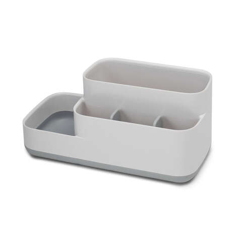 Joseph Joseph EasyStore Gray/White Plastic Bathroom Storage Caddy