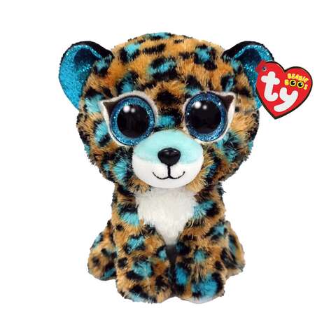 Ty Cobalt Leopard Plush toy Multicolored, Pack of 6