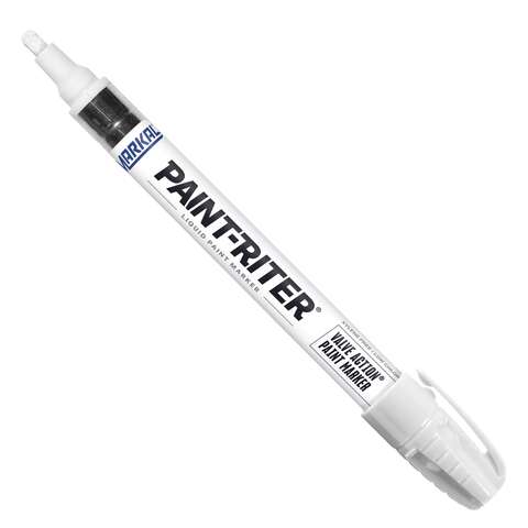 Markal Paint-Riter White Standard Liquid Paint Marker 1 pk, Pack of 6