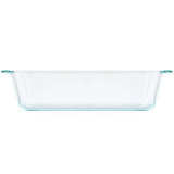Pyrex 7 in. W X 11 in. L Baking Dish Clear, Pack of 4
