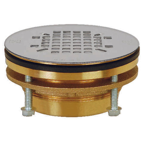 Sioux Chief JackRabbit 2 in. D Brass Shower Drain