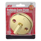 Ace 3-3/16 in. D Zinc Trip Lever Face Plate