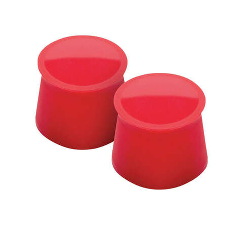 Tovolo Red Silicone Wine Caps, Pack of 6