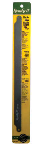 RemGrit 12 in. Carbide Grit Hacksaw Blade 1 pk