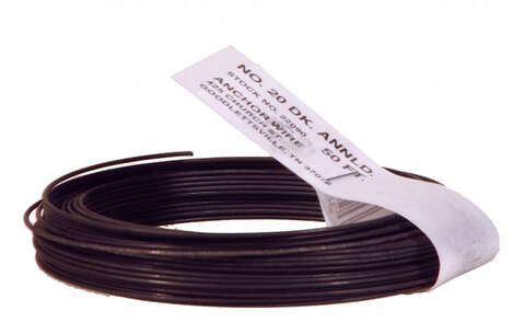 Hillman 3.5 in. D X 50 ft. L Black Annealed Steel 20 Ga. Stove Pipe Wire, Pack of 12