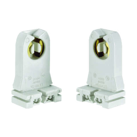 Leviton Thermoset Plastic Fluorescent Pedestal Base Lampholder 1 pk