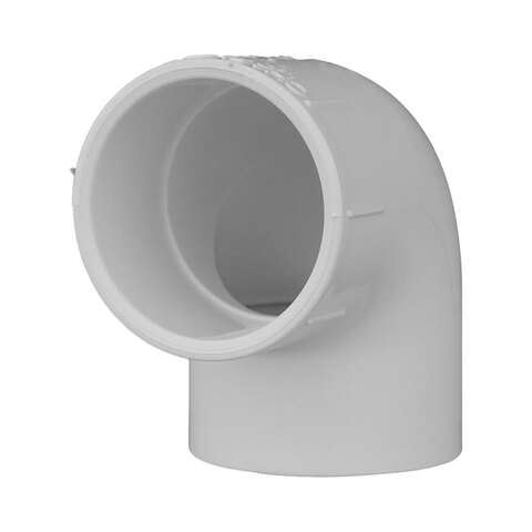 Charlotte Pipe Schedule 40 1-1/2 in. Slip X 1-1/2 in. D Slip PVC Elbow 1 pk, Pack of 25