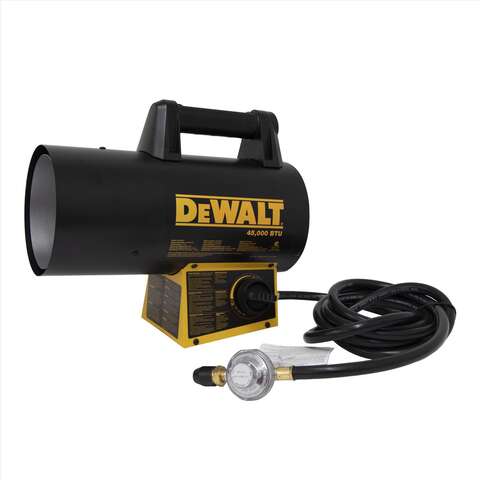 DeWalt 45000 Btu/h 1125 sq ft Forced Air Propane Portable Heater