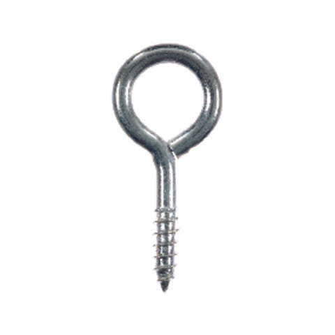 Ace 5/32 in. D X 1-7/16 in. L Zinc-Plated Steel Screw Eye 45 lb. cap. 8 pk, Pack of 5