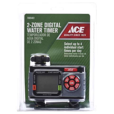 Ace HydroLogic Programmable 2 Zone Digital Water Timer