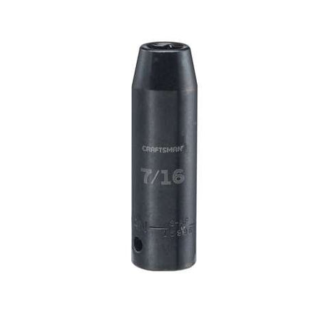 Craftsman 7/16 in. X 1/2 in. drive SAE 6 Point Deep Deep Impact Socket 1 pc