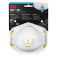 3M N95 Paint Sanding Cup Disposable Respirator Pro-Series Valved White One Size Fits All 1 pc