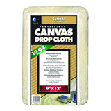 Premier GlobalGuard 9 ft. W X 12 ft. L 10 oz Professional Grade Canvas Drop Cloth 1 pk