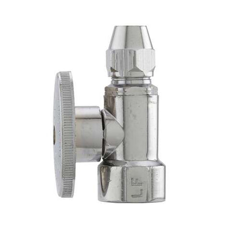 Keeney 3/8 in. FIP in. X 1/2 in. Flare Brass Shut-Off Valve
