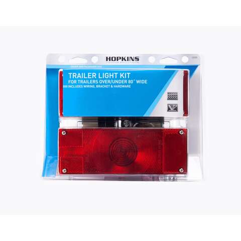 Hopkins Red Rectangular Trailer Light Kit