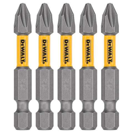DeWalt Max Fit Phillips #2 X 2 in. L Screwdriver Bit Set Steel 5 pk