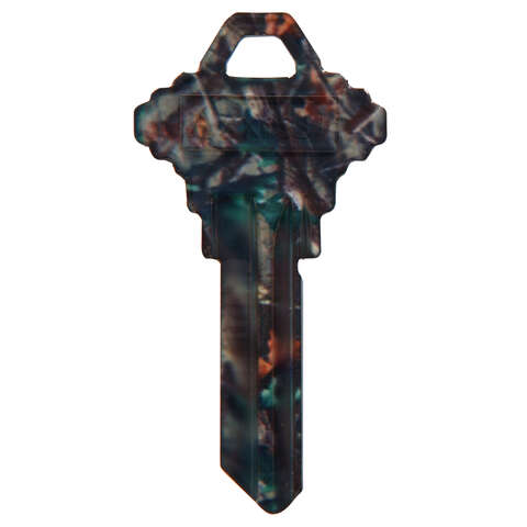 Hillman Wackey Camo House/Office Universal Key Blank Single, Pack of 6