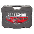 Craftsman OVERDRIVE 1/4 & 3/8 & 1/2 in. drive Metric/SAE 6 Point Mechanic's Tool Set 121 pc