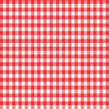 Magic Cover Red/White Checkered Vinyl Disposable Tablecloth 90 in. L X 52 in. W